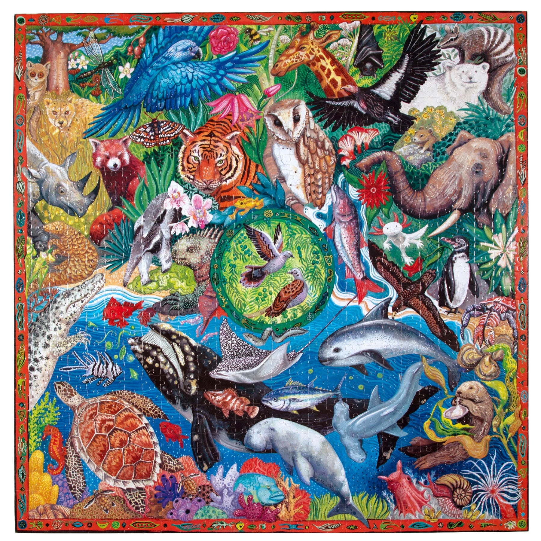 eeBoo - Wild World 1000 Piece Puzzle