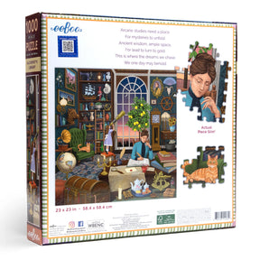 eeBoo - Alchemist's Library 1000 Piece Puzzle