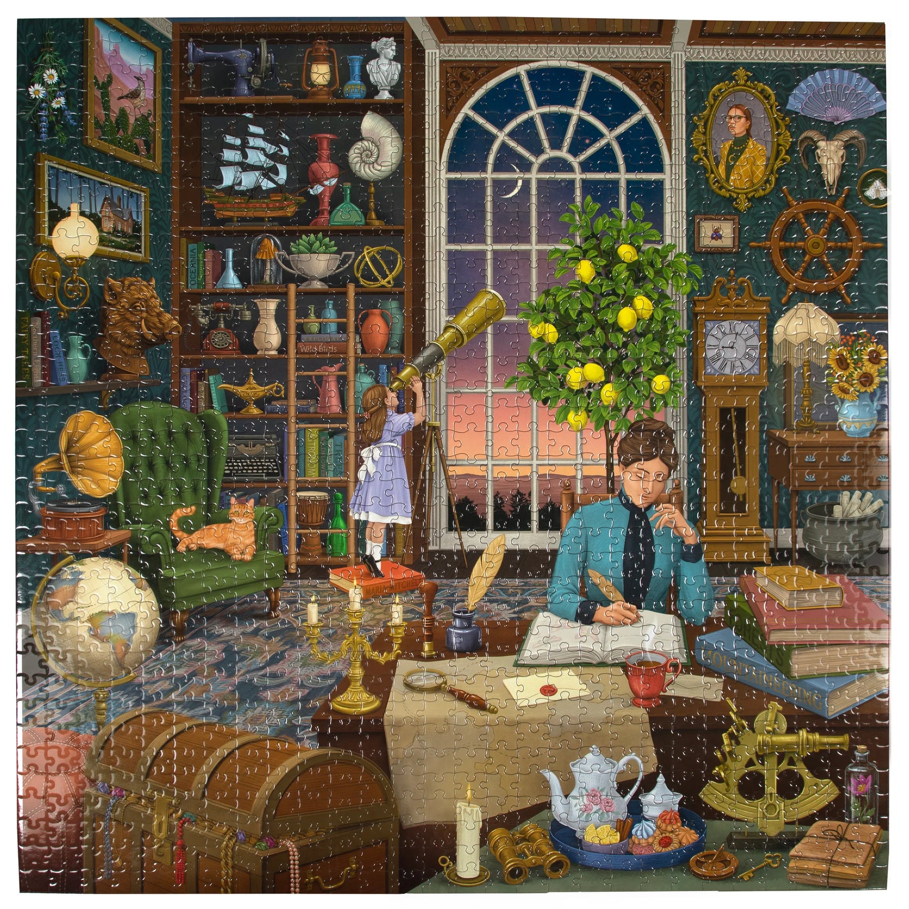 eeBoo - Alchemist's Library 1000 Piece Puzzle