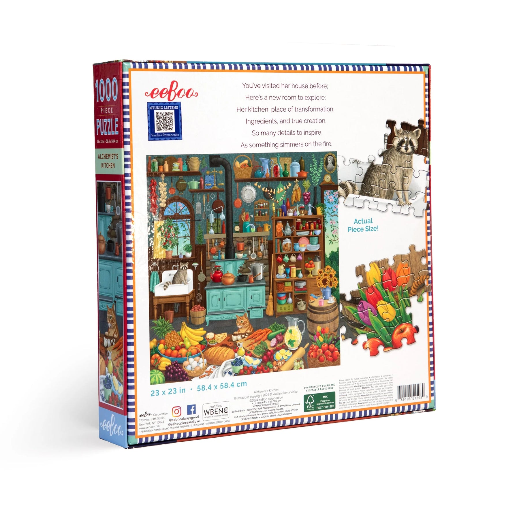 eeBoo - Alchemist's Kitchen 1000 Piece Puzzle