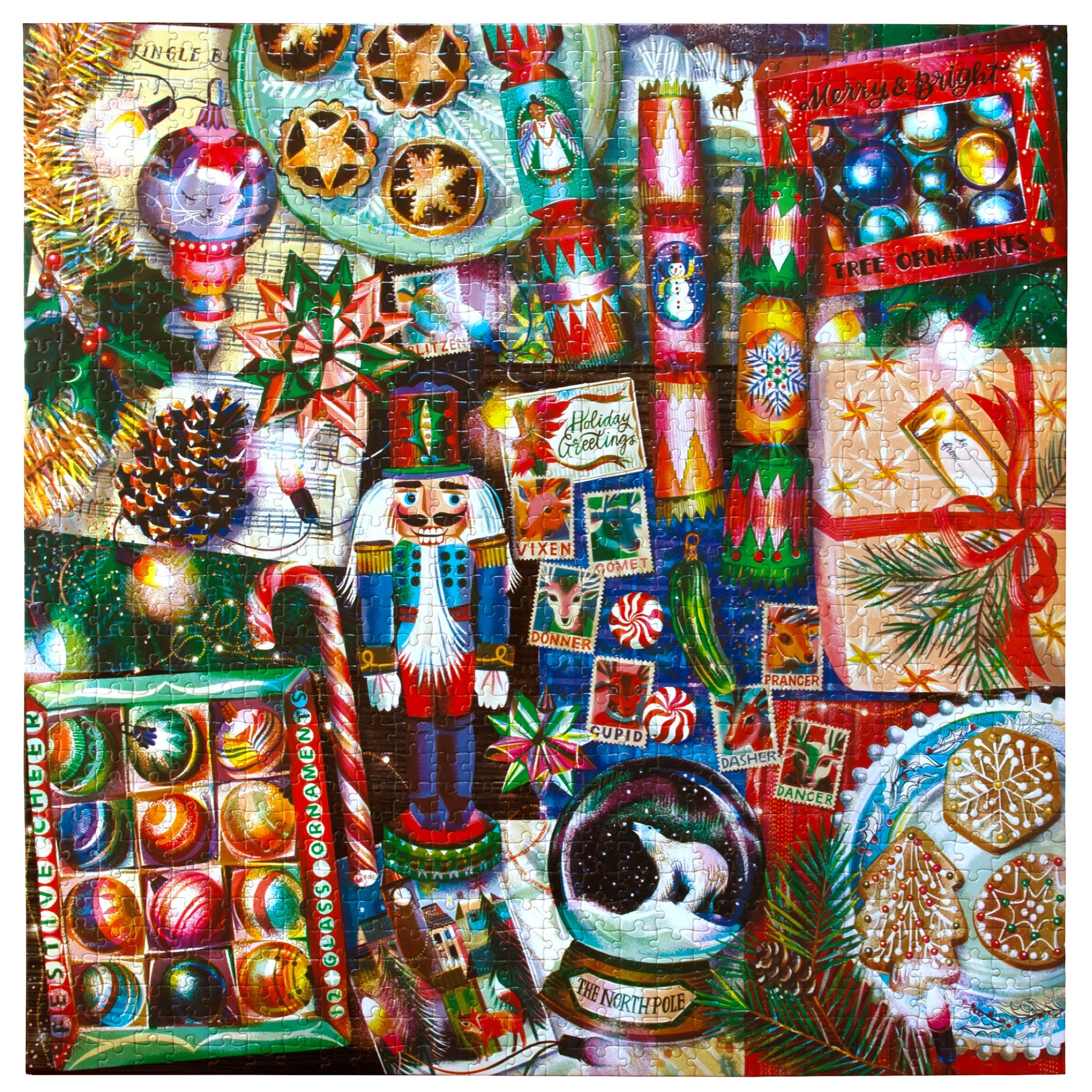 eeBoo - Puzzle Christmas Decorations 1000 Piece Puzzle