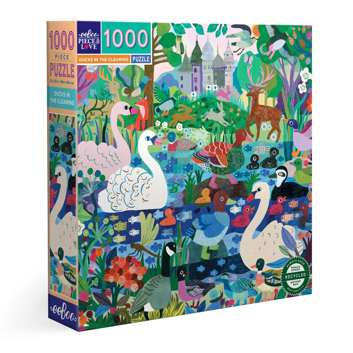 eeBoo - Ducks in the Clearing 1000 Piece Puzzle