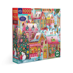 eeBoo - Holiday Village 1000 Piece Puzzle