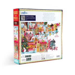 eeBoo - Holiday Village 1000 Piece Puzzle