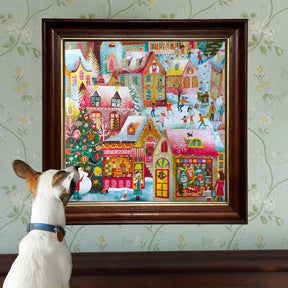 eeBoo - Holiday Village 1000 Piece Puzzle
