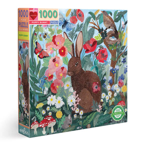 eeBoo - Poppy Bunny 1000 Piece Puzzle - Southern Agriculture 