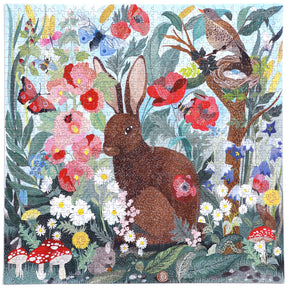 eeBoo - Poppy Bunny 1000 Piece Puzzle - Southern Agriculture 