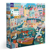 eeBoo - Seaside Harbor Square Puzzle