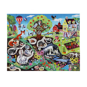 eeBoo - Within the Country Giant 48 Piece Puzzle