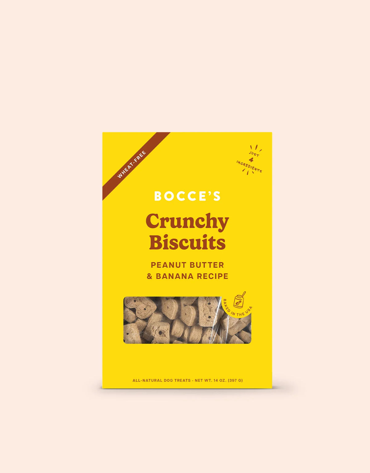 Bocce's Bakery - PB & Banana Dog Biscuits