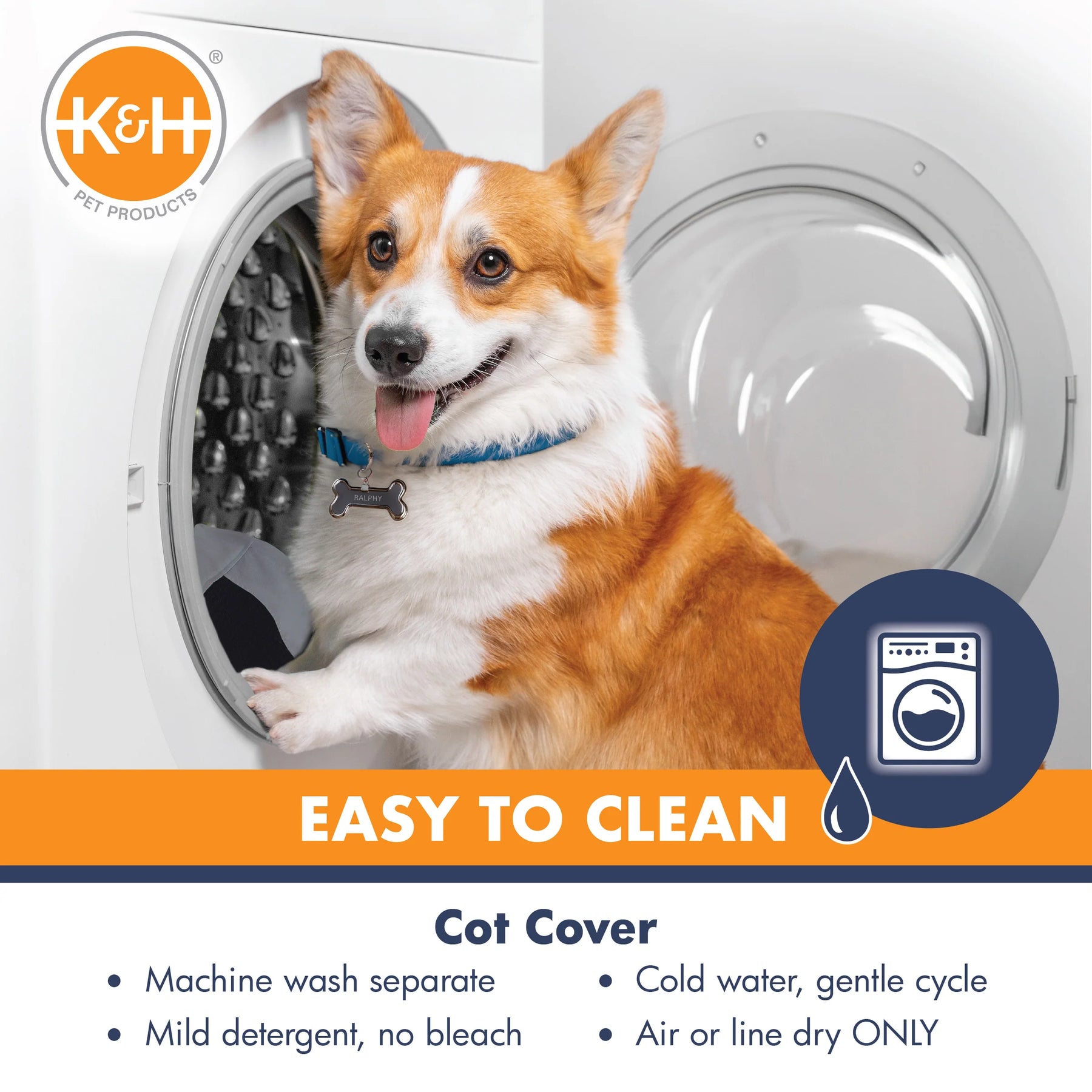 K & H Pet Products - Lectro-Soft™ Outdoor Heated Pet Bed Gray