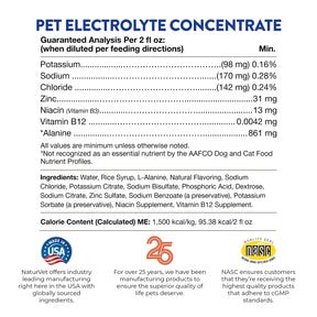 NaturVet - Pet Electrolyte Concentrate