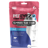 PetEyez - Vitamin Treats Beef For Cats - Eliminate Tear Stains