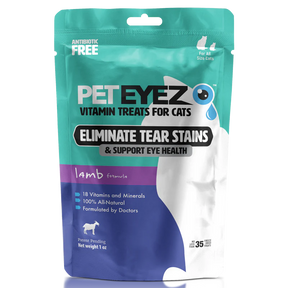 PetEyez - Vitamin Treats Lamb For Cats - Eliminate Tear Stains