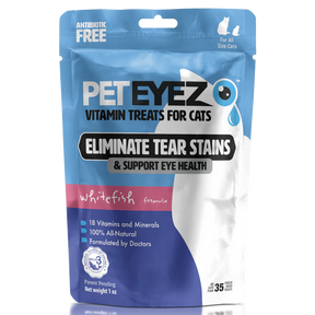 PetEyez - Vitamin Treats Whitefish For Cats - Eliminate Tear Stains