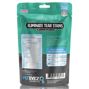 PetEyez - Vitamin Treats Lamb For Dogs - Eliminate Tear Stains