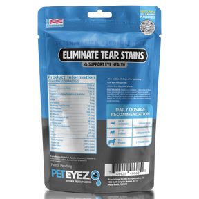 PetEyez - Vitamin Treats Whitefish For Dogs - Eliminate Tear Stains