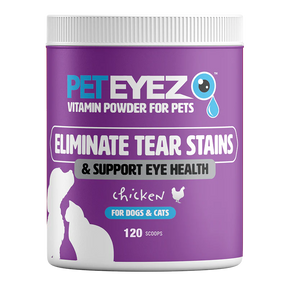 PetEyez - Chicken Vitamin Powder For Pets - Dogs	& Cats - Eliminate Tear Stains