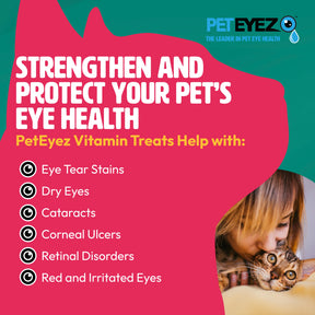 PetEyez - Vitamin Treats Lamb For Cats - Eliminate Tear Stains