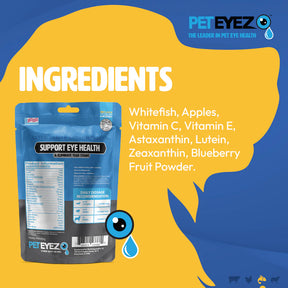 PetEyez - Vitamin Treats Whitefish For Cats - Eliminate Tear Stains