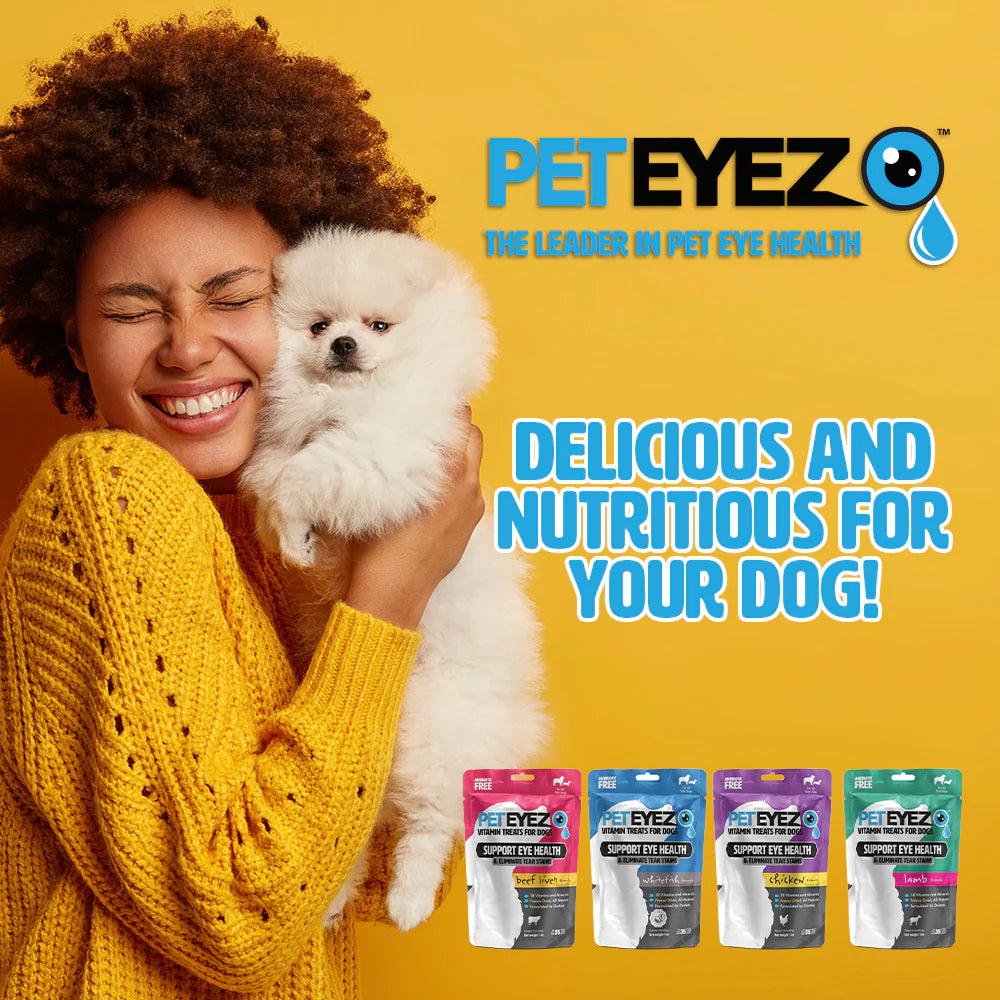PetEyez - Vitamin Treats Whitefish For Dogs - Eliminate Tear Stains