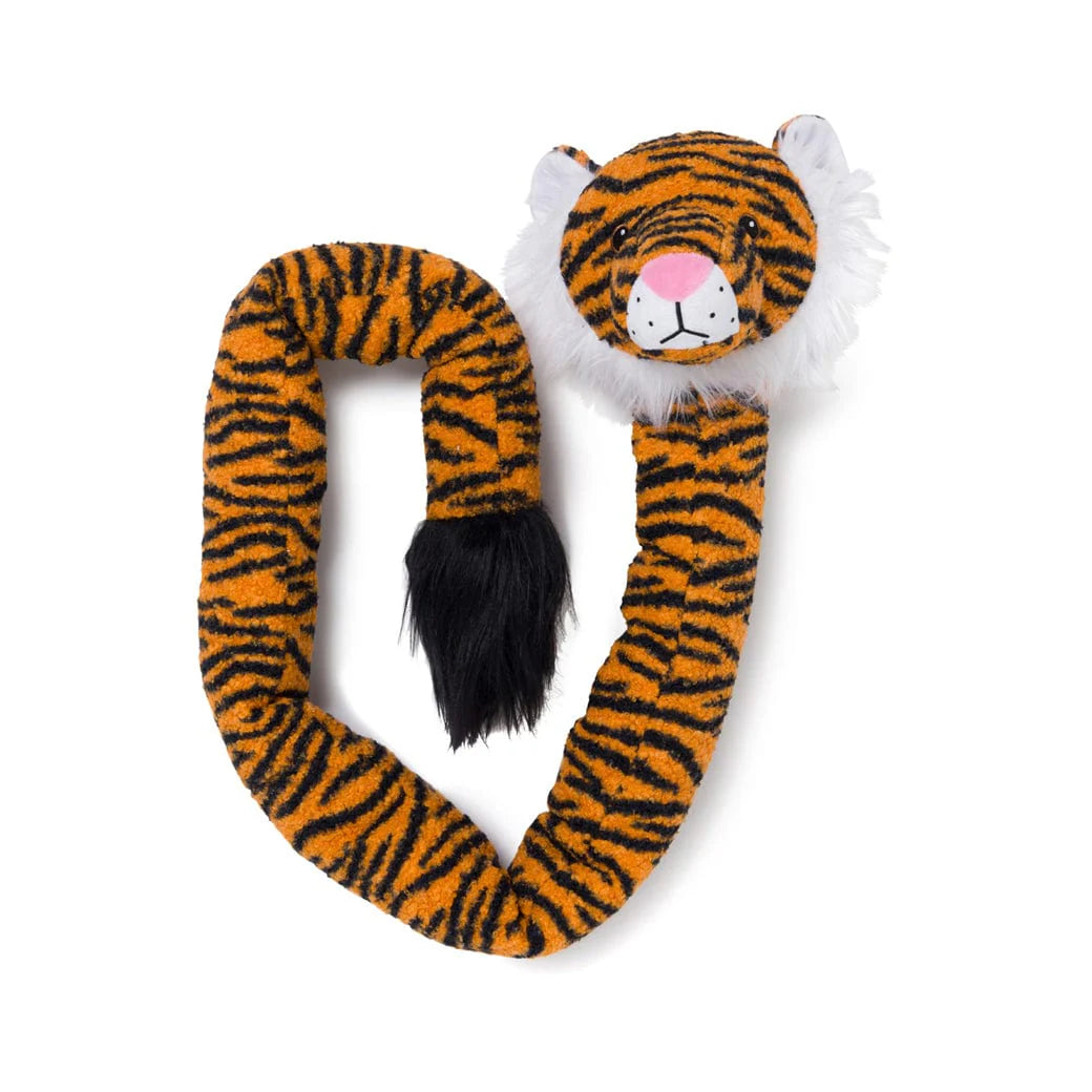 fabdog - Dog Toy Twisty Tiger