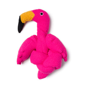fabdog - Dog Toy Twisty Flamingo