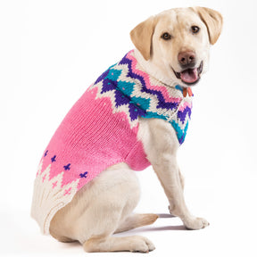 Chilly Dog - Dog Sweater Pink Ski Bum