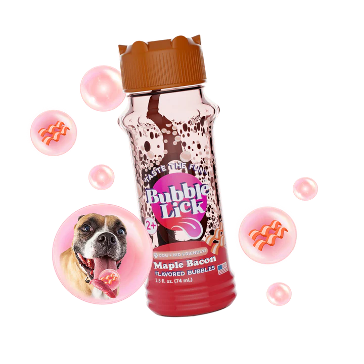 Toysmith - BubbleLick Pets Maple Bacon
