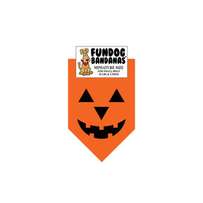 FunDog Bandanas - Dog Bandana Pumpkin Face