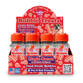 Toysmith - BubbleLick Pets Maple Bacon