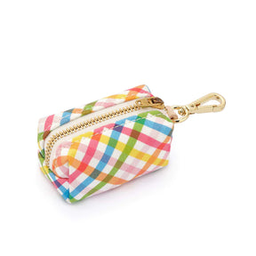 The Foggy Dog - Waste Bag Dispenser - Rainbow Gingham