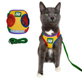 Travel Cat - Harness & Leash Set - "The Rainbow"