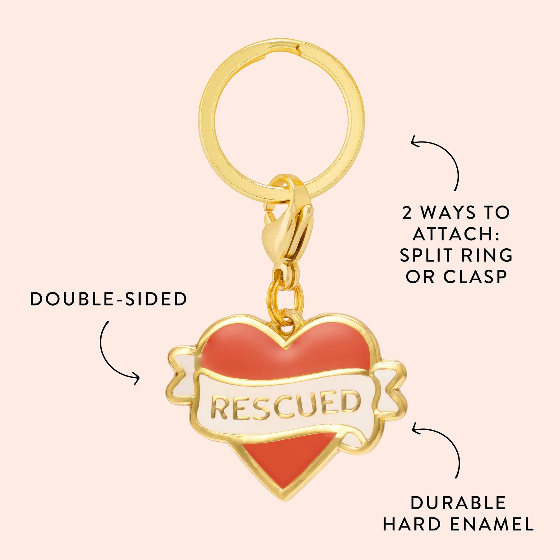 The Foggy Dog - Collar Charm Rescued With Love