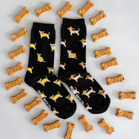 Friday Sock Co. - Women's Socks Taco Dog Mismatched