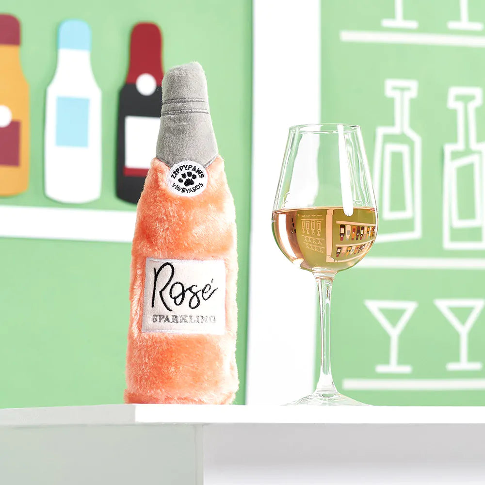 ZippyPaws- Happy Hour Crusherz Rose Dog Toy