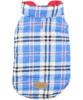 Parisian Pet - Dog Jacket Red w/ Plaid (Reversible) - Southern Agriculture 