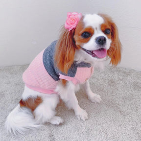 Parisian Pet - Quilted Jacket Fancy Flower