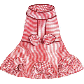 Parisian Pet - Dog Dress Houndstooth Ruffles