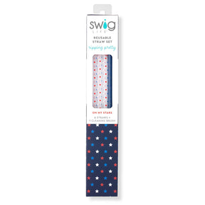 Swig - Straw Set Reusable Oh My Stars