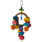 Super Bird Creations - Super Bird Creations - Balsa Rainbow Ring Bird Toy