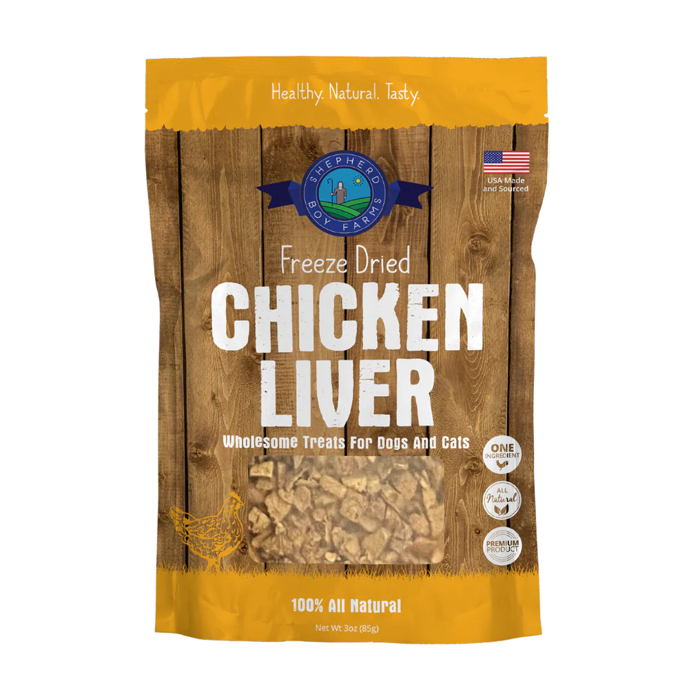 Shepherd Boy Farms - Chicken Liver Freeze Dried Dog & Cat Treats