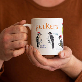 Fly Paper Products - Mug Peckers Bird Pun Woodpecker Fowl Language