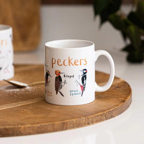 Fly Paper Products - Mug Peckers Bird Pun Woodpecker Fowl Language