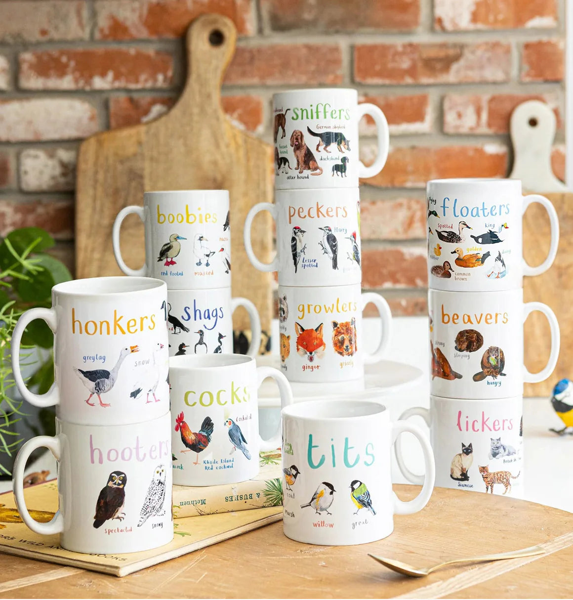 Fly Paper Products - Mug Floaters Bird Pun Duck Fowl Language