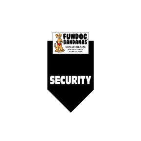 FunDog Bandanas - Dog Bandana Security