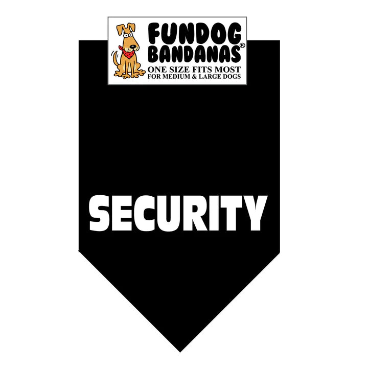 FunDog Bandanas - Dog Bandana Security