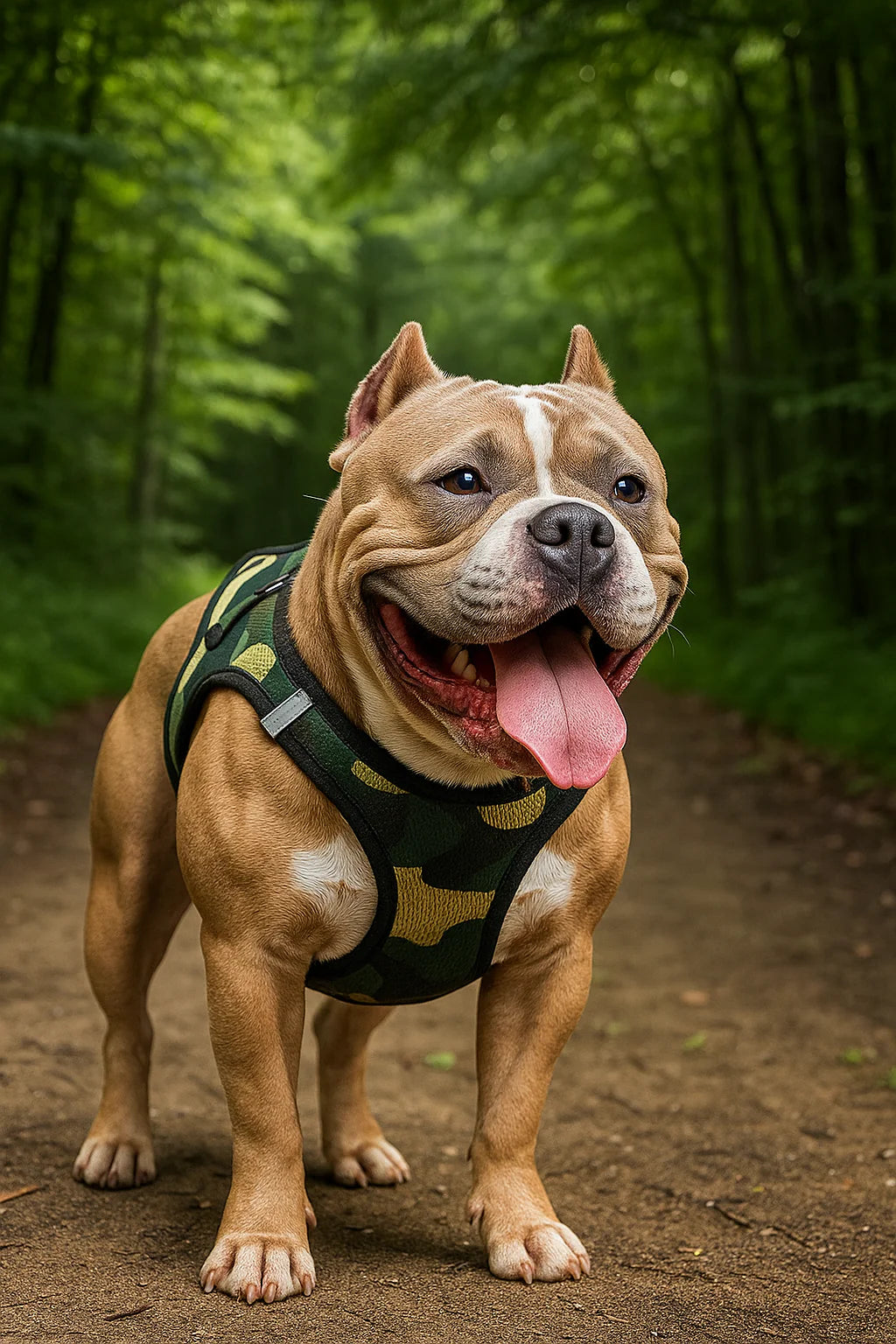 Parisian Pet - Step-In Harness Camo
