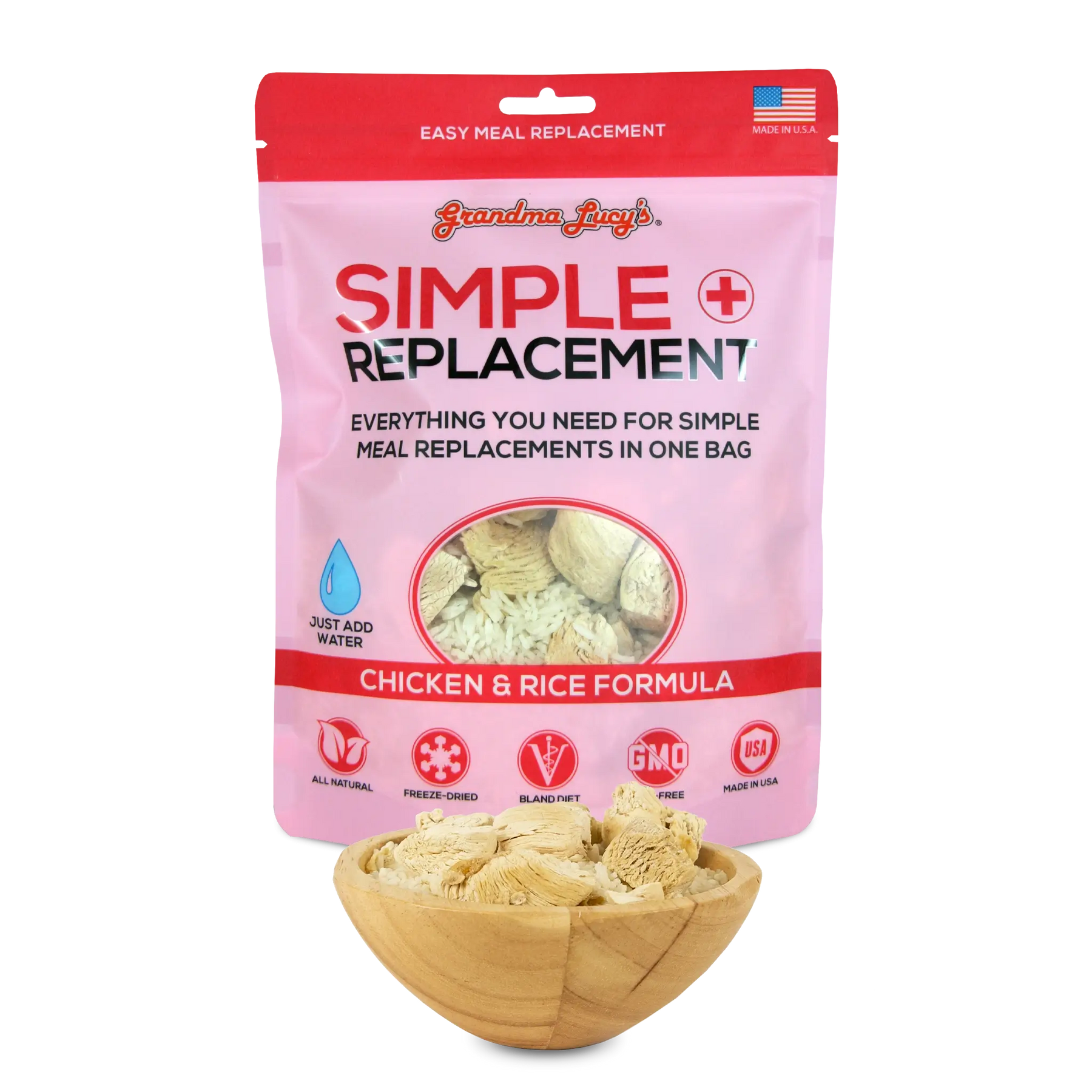 Grandma Lucy's - Dog Treats Chicken & Rice Simple Replacement