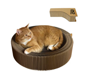 Bed & Scratcher - The Accordion Cat Bed & Scratcher